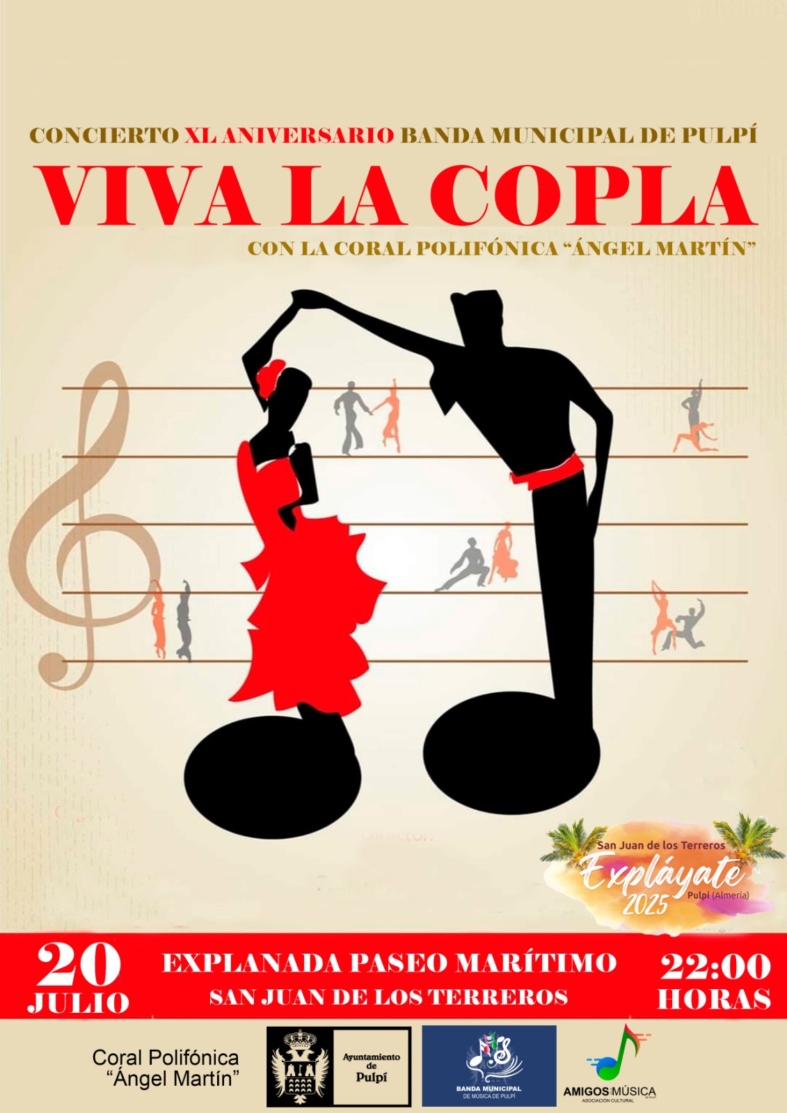 CONCIERTO BANDA MUNICIPAL DE MÚSICA Y CORAL POLIFÓNICA “ANGEL MARTÍN” DE PULPI